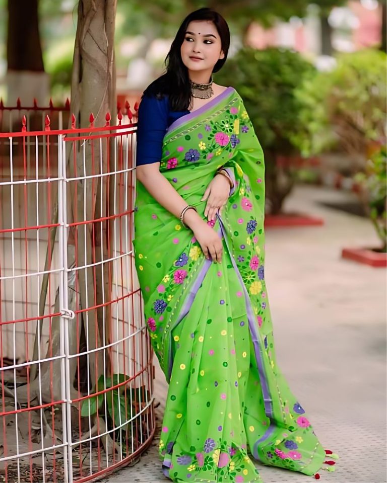 Half Silk Boutique Saree