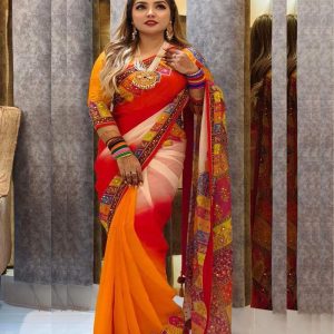 Chanderi Soft Silk Saree