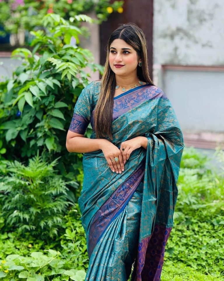 white red soft silk katan saree